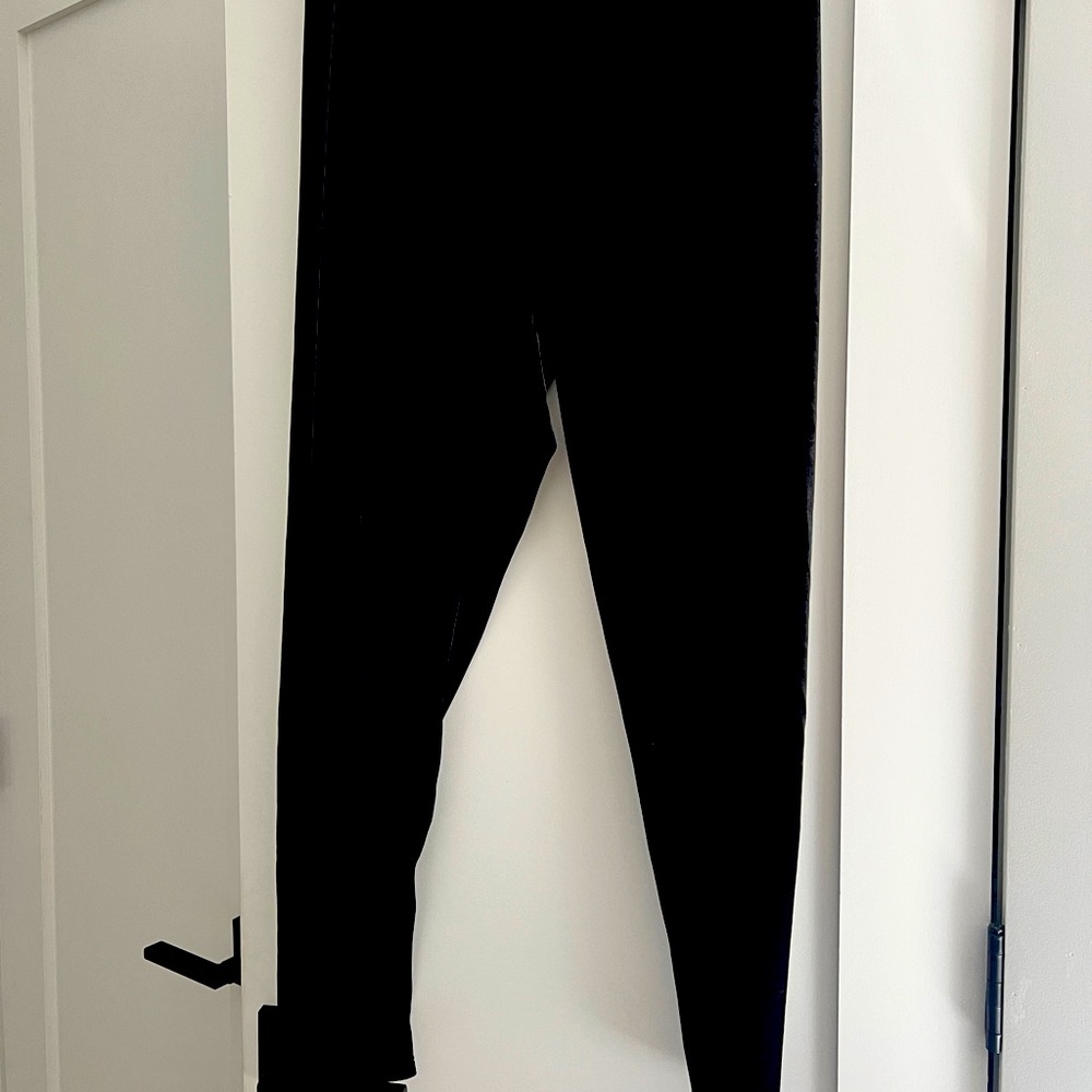 Eileen Fisher Black Velvet leggings